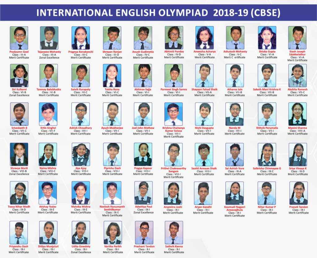 Winners Gallery - World English Olympiad